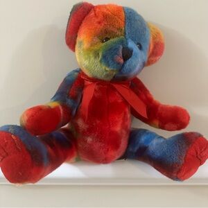 Rare Tie-Dye Plush Rush Limbaugh Rush Limbear 2000 Teddy Bear Vintage plush toy